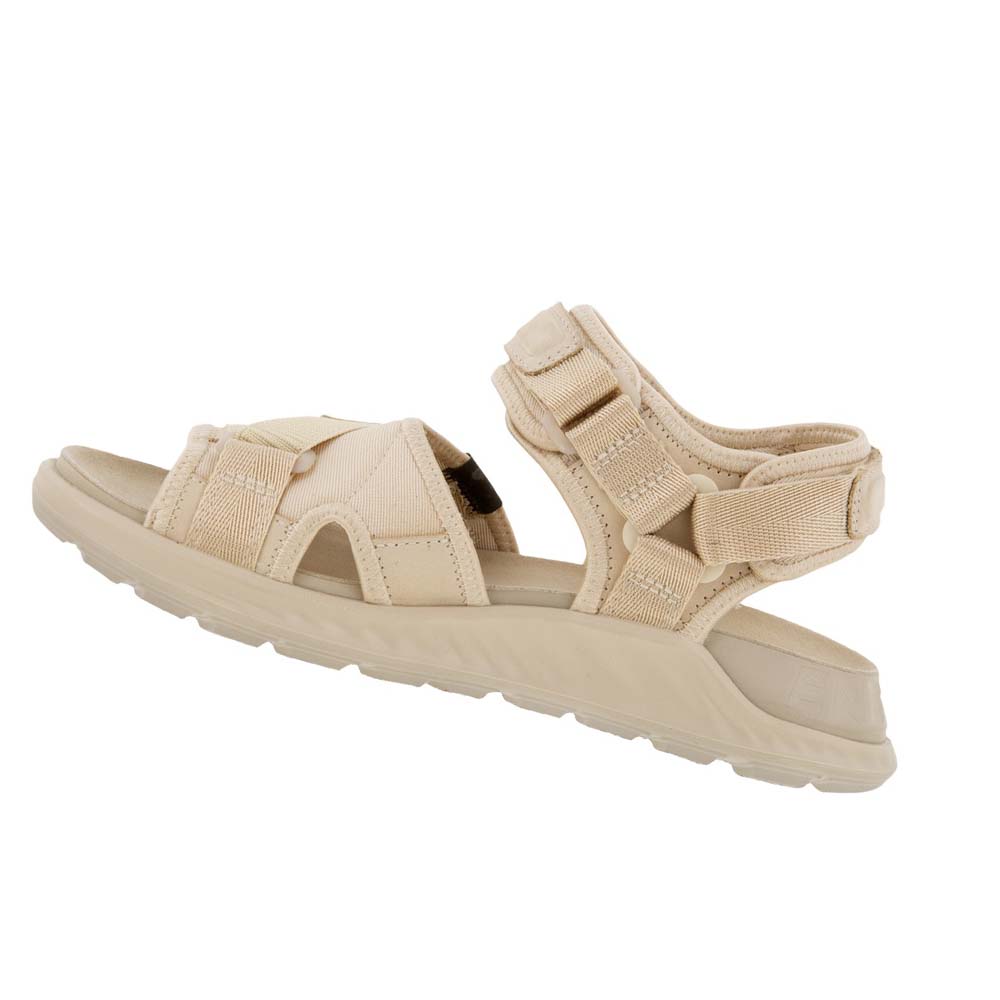 Women's Ecco Exowrap 3strap Sandals Brown | Canada 172VRW